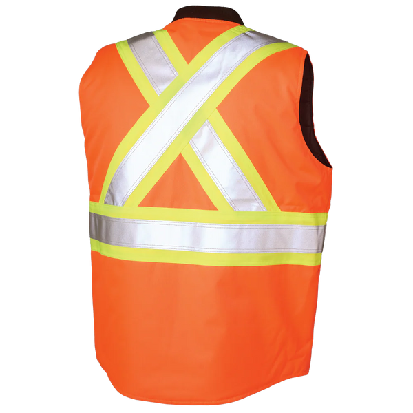 Tough Duck Ripstop Reversable Safety Vest - SV14 – JobSite Workwear