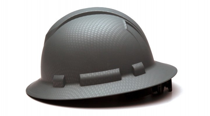 Pyramex Ridgeline Carbon Dipped Full Brim Hard Hat - HP54123