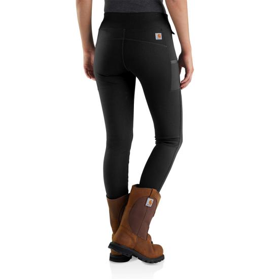 Carhartt Women's Force Stretch Utility Legging (Regular and Plus Sizes),  Deep Black, 2X-Large - All4Hiking.com