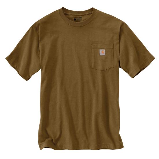 Carhartt 103570 Fishing T-Shirt S/S Military Olive - Lightweight T