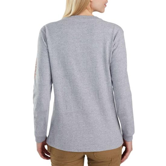 Carhartt Women's Jersey Long Sleeve T-shirt (Large) in the Tops