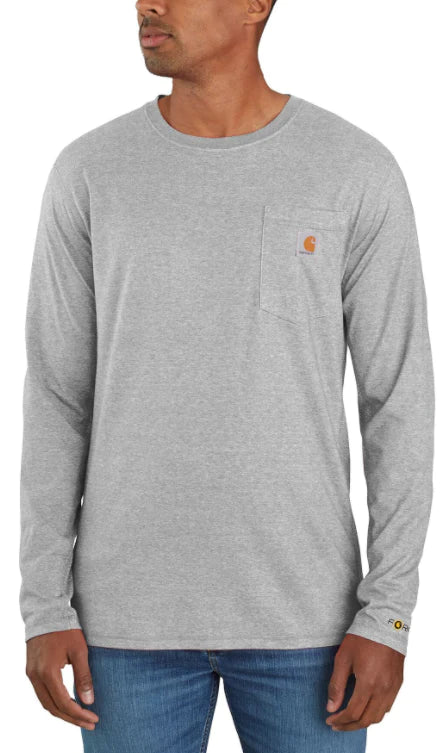 Carhartt Force Relaxed Long Sleeve T-Shirt - 104617 HGY