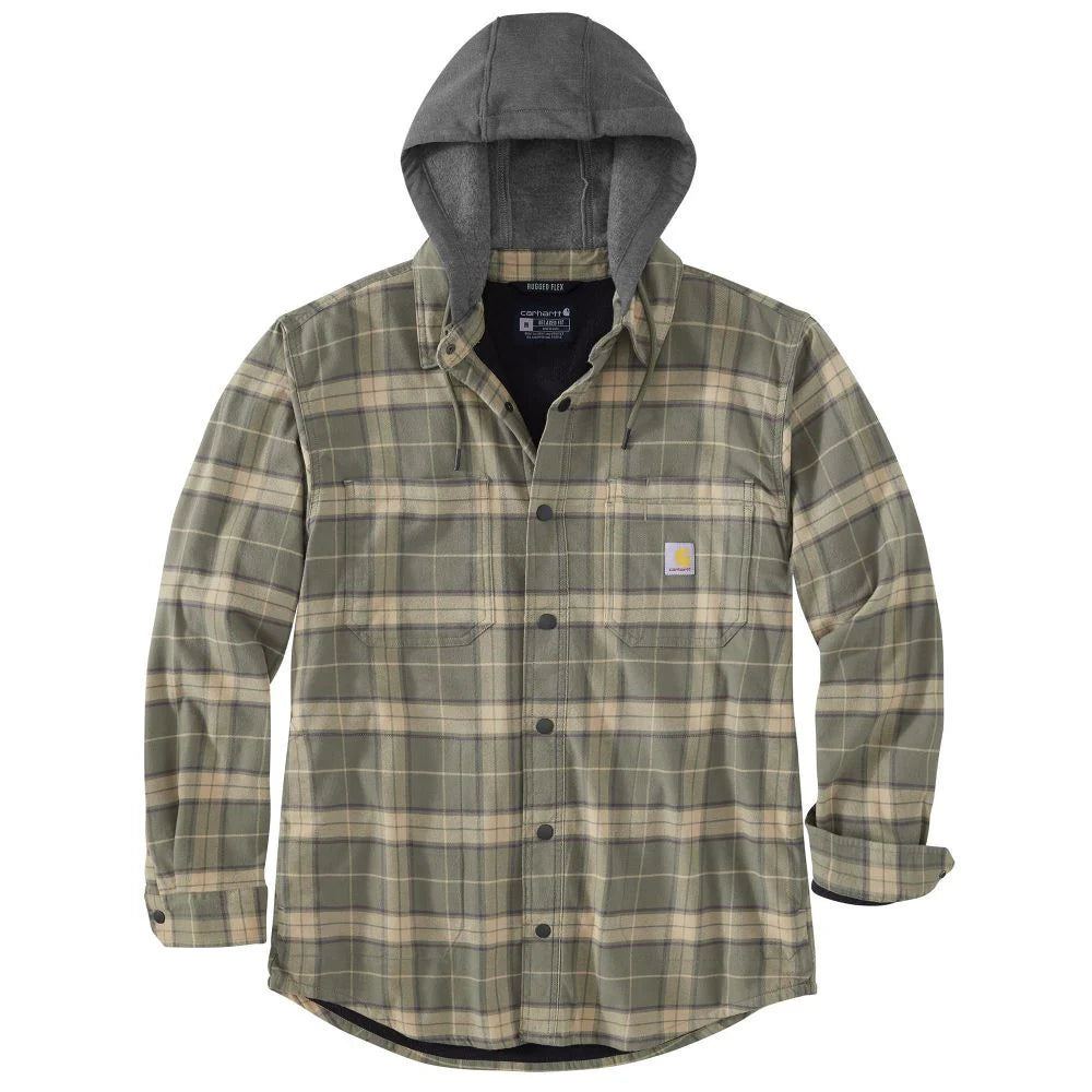 Carhartt Rugged Relaxed Flannel Hoodie Shacket - 106353