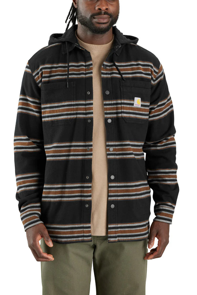 Carhartt Rugged Relaxed Flannel Hoodie Shacket - 106353