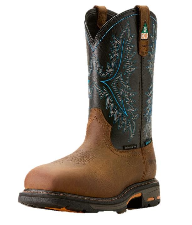 Met Guard Ariat Square Composite Toe Work Boots Groundbreaker Wide