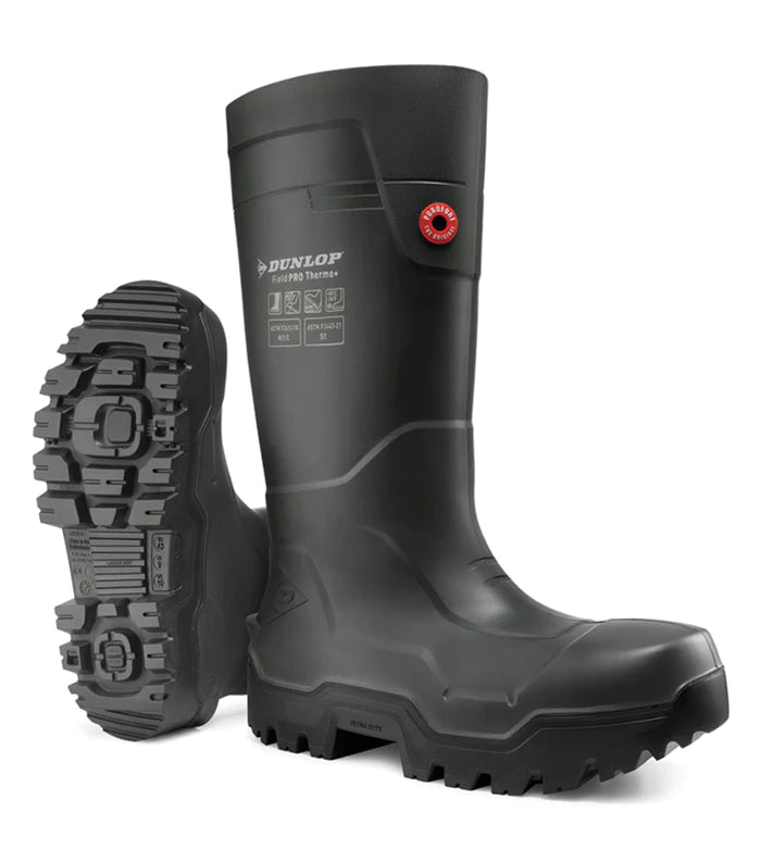 Leather dunlop boots cheap