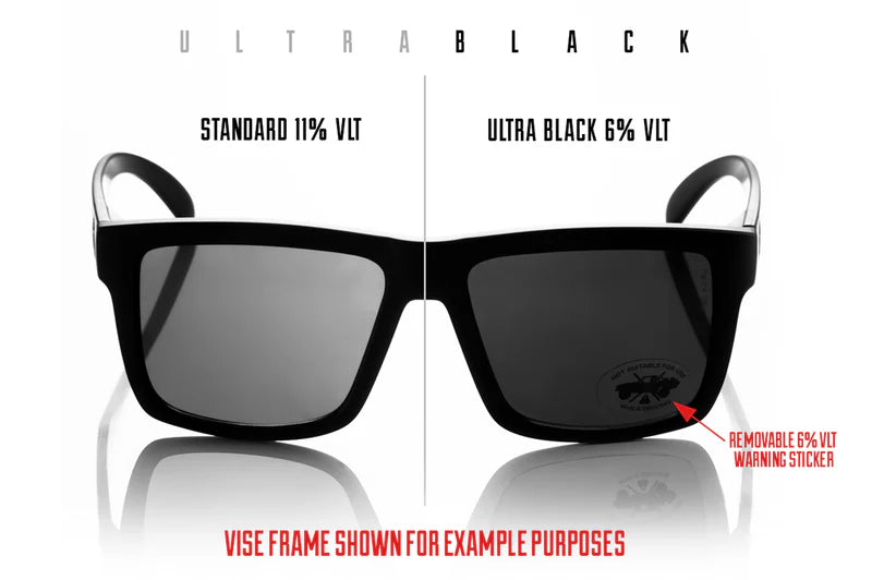 Heat Wave Lazer Face Z87 - Ultra Black Lens 7%