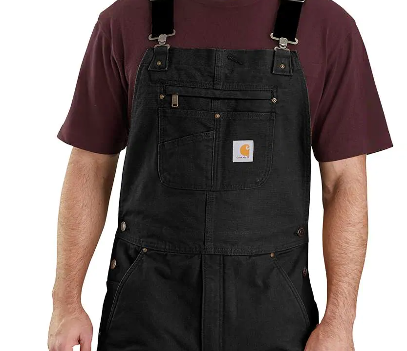 Quilt lined carhartt bibs on sale