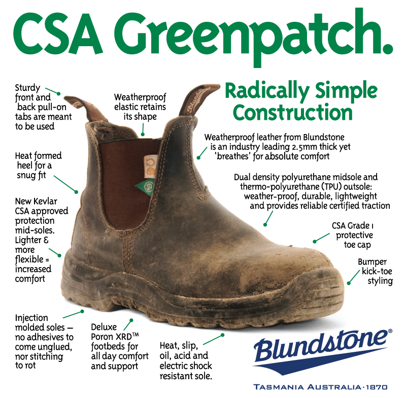 Blundstone hot sale csa greenpatch