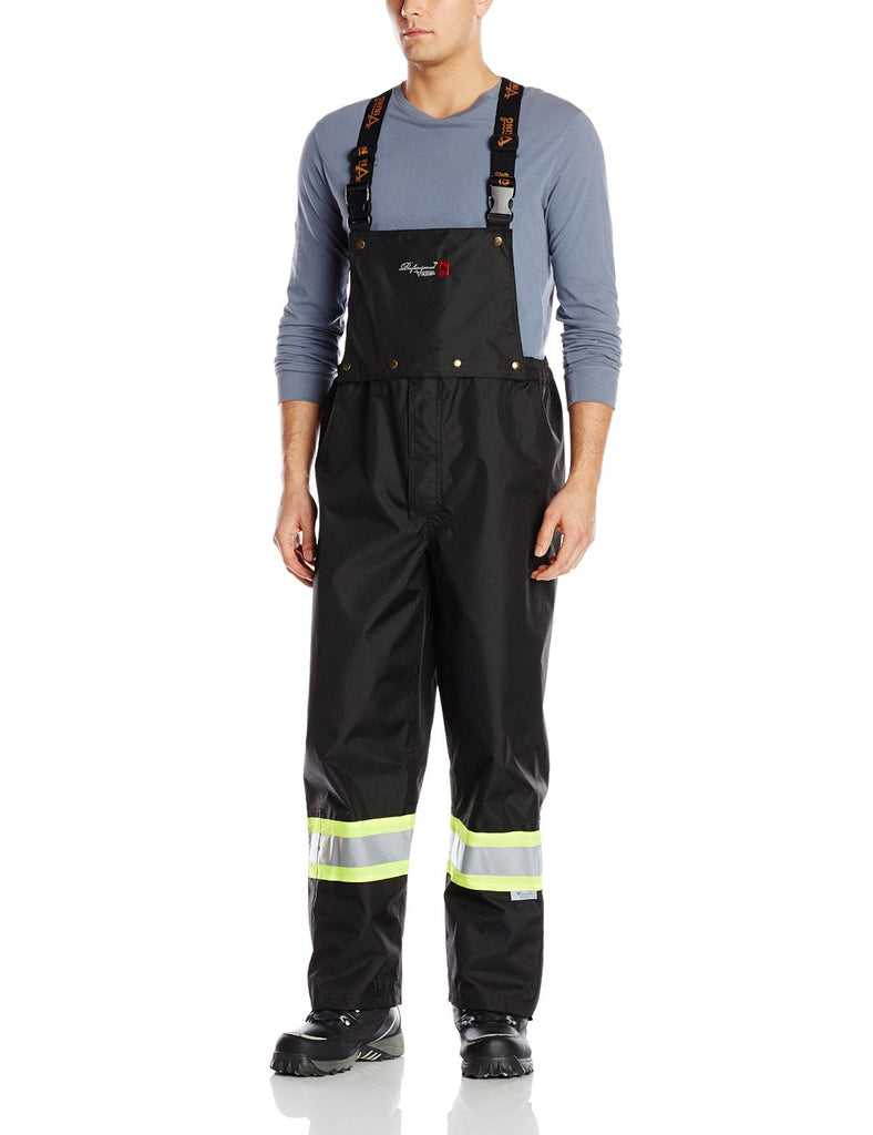 thumbnail image 2 of Forcefield® Hi-Vis Flame-Resistant  FR  Ripstop Heavy Weight Lined Bib Pants Fr835 Mx Bk 2 of 10