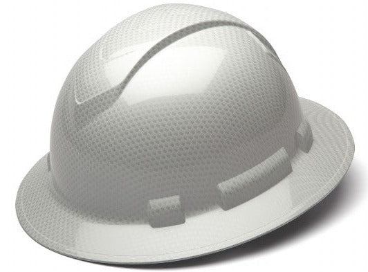 Pyramex Ridgeline Carbon Dipped Full Brim Hard Hat - HP54116S