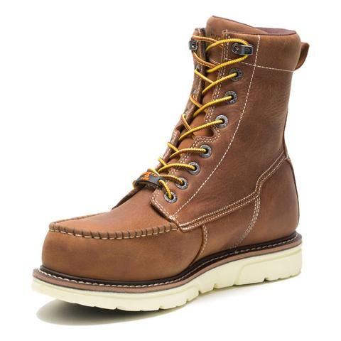 Wolverine 8 inch best sale moc toe work boots