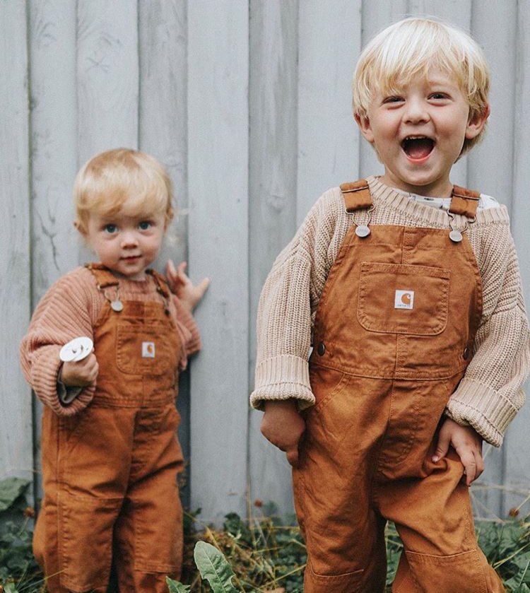 Brown Overalls Carhartt Jumpsuit Baby Carhartt Kids Duck Bibs