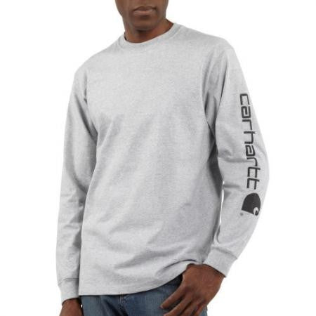 Carhartt Long Sleeve Arm Logo T-Shirt - K231 BLK – JobSite