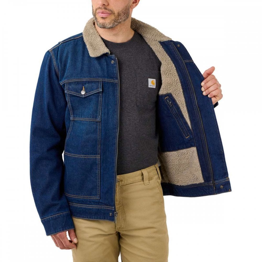 Carhartt Denim Sherpa Lined Jacket 106323 Regular price